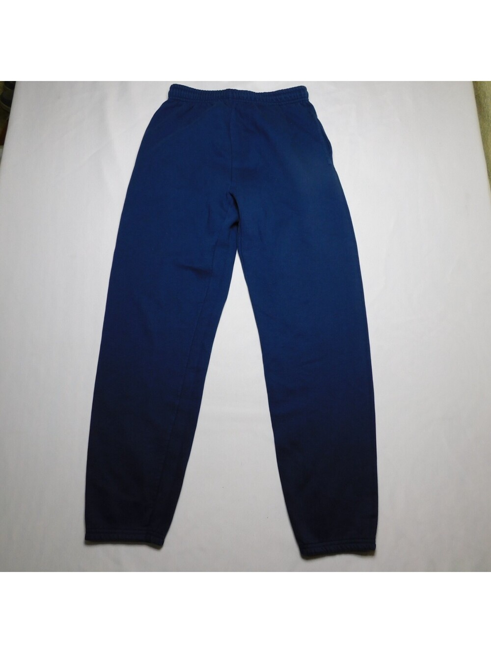 Fruit of the Loom Mens Sweatpants Medium M Navy Blue Fleece Joggers Pockets